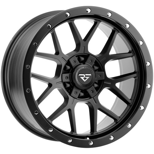 Rock FF15 17x9 6x135/6x5.5" +0mm Matte Black Wheel Rim 17" Inch