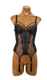 $170.00 Dita Von Teese Maestra Corselette Corset only  32B / EU 70B / XS  black