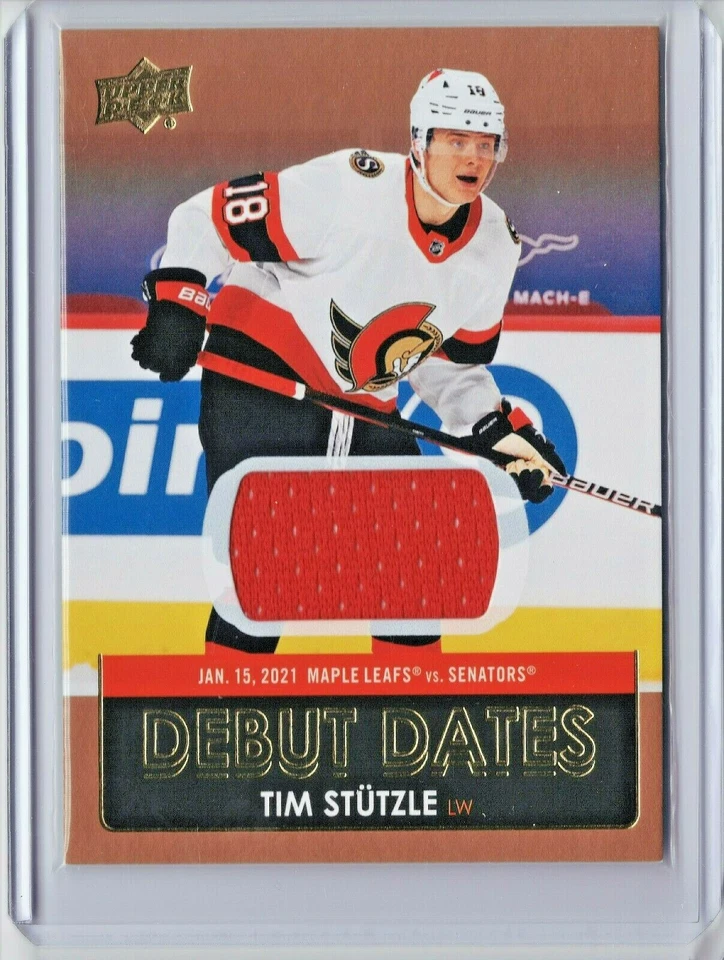 2021-22 Upper Deck Hockey Debut Dates ROOKIE JERSEYS RC - U PICK - NM to MINT - Image 2 of 4