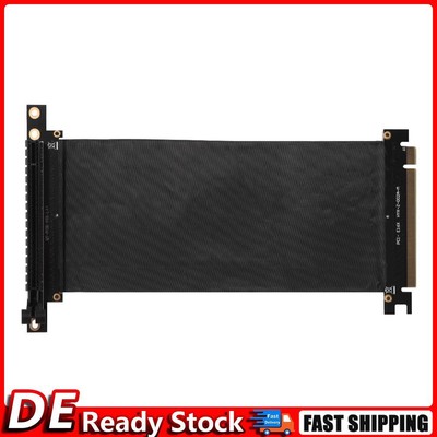 PCIe 3.0 16X Verlängerungskabel 90 Grad 16X auf 16X Ribbon Riser Card (30 cm) DE