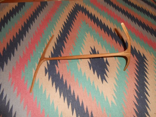 Primitive Antique Wood Niddy Noddy Yarn String Winder 13.5" x 18" Hand Turned