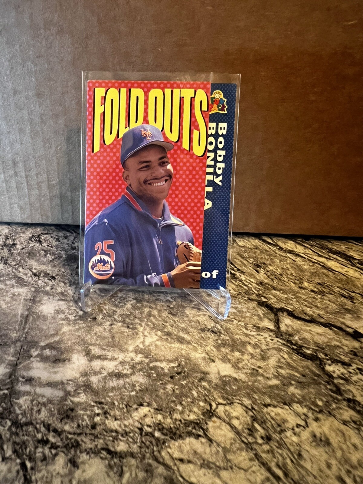 1994 Upper Deck Baseball Fun Pack 223 Bobby Bonilla FOLD OUTS NEW YORK