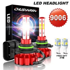 HB4 9006 LED Headlight Bulbs 6500K Conversion Kit Low Beam Bright White 2-Pack