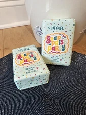 Perfectly Posh Soap-Prise Party Lot 2 Big Bath Bar Confetti Strawberry Milk NIP