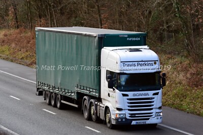 LKW Foto 12x8 - Scania R450 - Travis Perkins - WU65 NXD