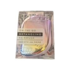 Tangle Teezer Gold Lilac Chrome Detangling Compact Styler Hairbrush Brand New