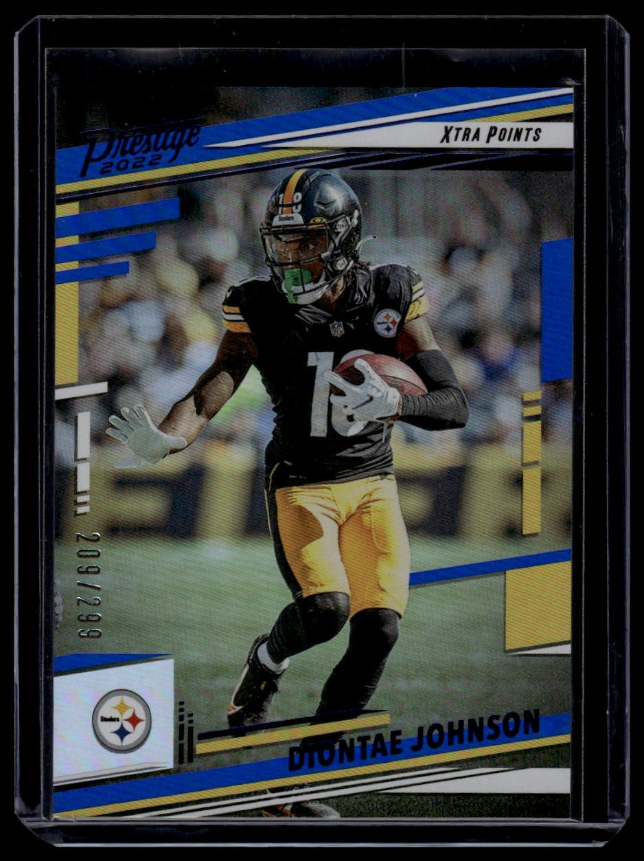 2022 Panini Prestige #246 Diontae Johnson Xtra Points Blue #/299