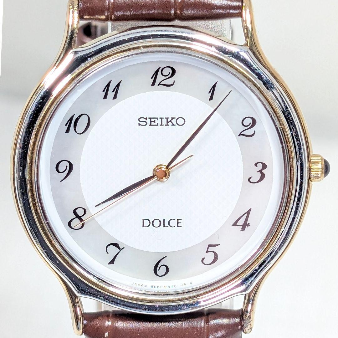 Watch Resistant Used Dolce Replaced Quartz Men's Seiko 37mm Water Battery - vintagewatches.pk