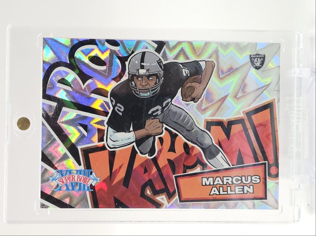 MARCUS ALLEN 2025 ABSOLUTE KABOOM SUPER BOWL XVII CASE HIT SP Q5691