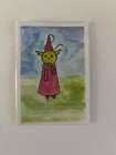 ACEO. Gouache & Ink on Watercolor Paper. goblin. fantasy.
