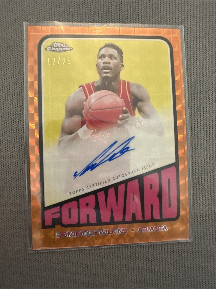 2023-24 Topps Chrome - 1972 Topps Autographs Dominique Wilkins #TA-DW (AU) - Image 2 of 4