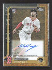 2025 Topps Chrome Gilded Collection Marcelo Mayer #CGA-MM RC 96/99 Auto