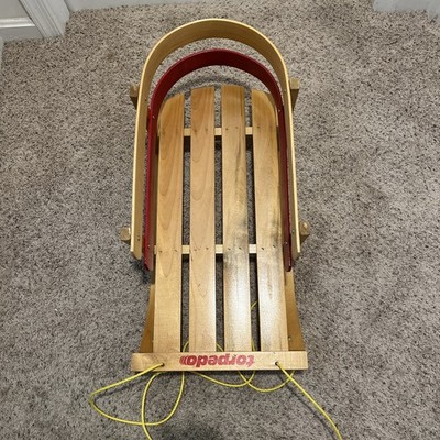 Vintage Torpedo B-40 Baby/Toddler Pull Sleigh - Made in Canada