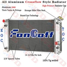 Cc1826 2 Row Aluminum Radiator For 96-05 Chevy Blazer S10gmc Jimmy Sonoma 4.3l