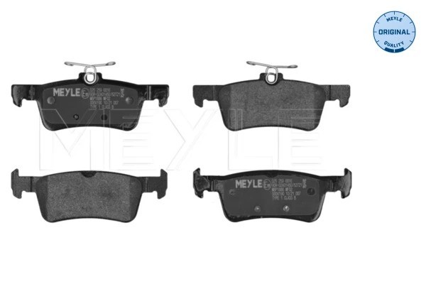 Plaquettes de frein Meyle 025 259 6816 pour remplacer des freins usés