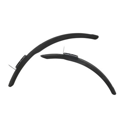 Zefal Fahrrad Steckblech Set Junior Kid Schwarz 16'' & 20'' Schutzblech Kinder MTB
