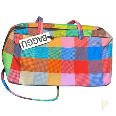 Baggu Urban Outfitters Exclusive Madras Bowler In Hand Ready to Ship New