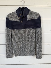 Boys Tommy Hilfiger Blue Knit Pullover Sweater Size L 12/14