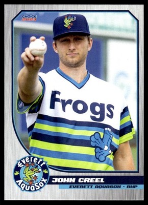 2023 John Creel Choice Minor League Rookie Seattle Everett Aquasox