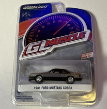 GreenLight GL Muscle Series 25 1:64 1981 Ford Mustang Cobra Black/Gold Unopened