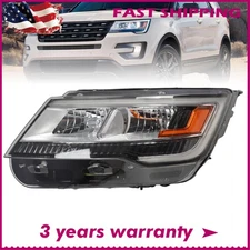 For 2016-2018 Explorer XLT/Limited/Platinum Driver Side Headlight [w/LED DRL] LH