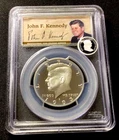 1993 S Kennedy Silver Half Dollar Proof! PCGS PR69DCAM! 50th Anniv. Label! ENN