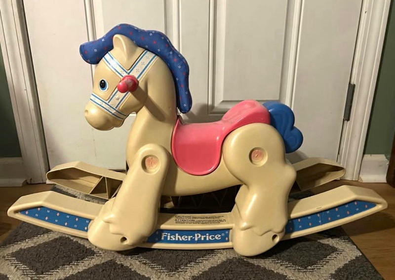 Vintage Fisher Price Rocking Horse 1988