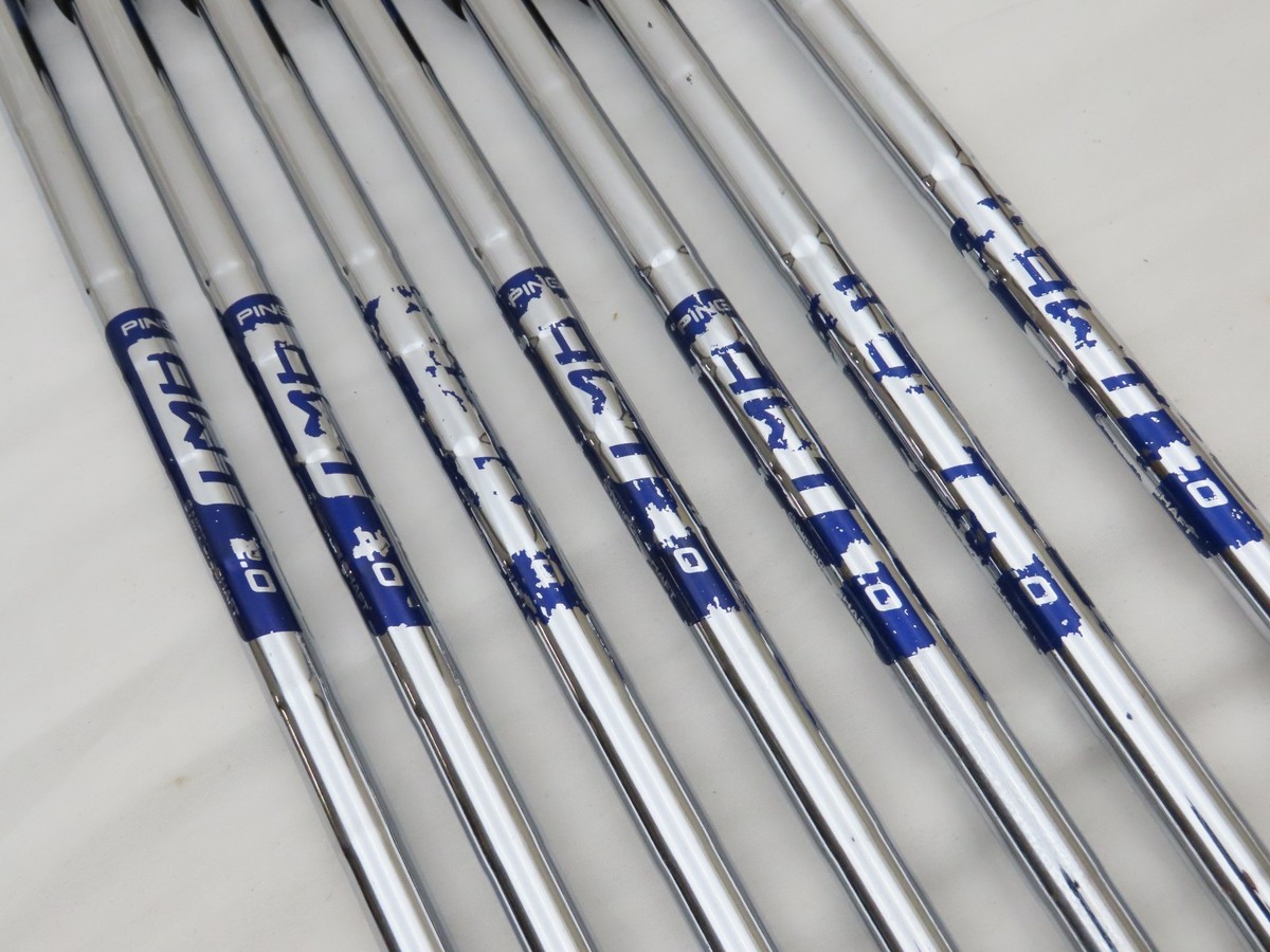 Used Ping G410 Blue Dot Iron Set 4-PW,UW (Missing 8i) Ping AWT 2.0