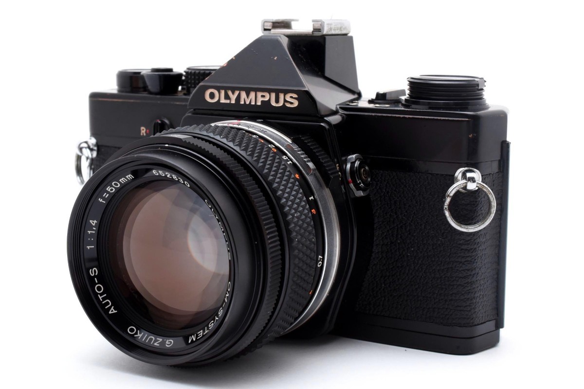 【C7171】OM-1 + OM-System F.Zuiko Auto-s Olympus OM-1 35mm SLR Film Camera - Black Olympus F.Zuiko