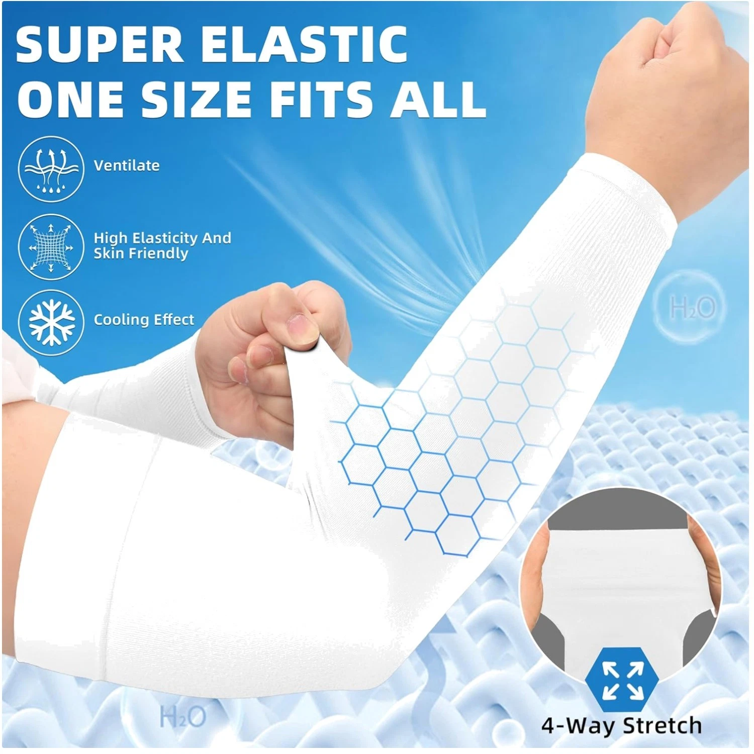 UPF 50 Arm Sleeves for Sun Protection