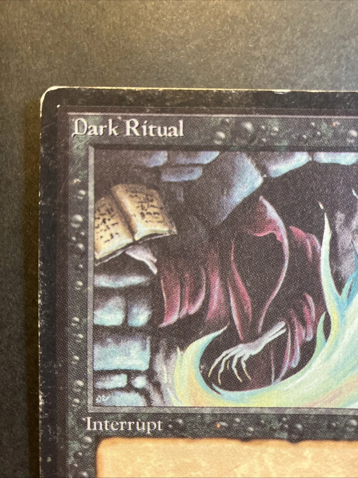 MTG Dark Ritual Beta Edition Heavily Played Condition Black Instant!! - Image 3 of 4