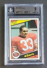 Roger Craig 1984 Topps #353 RC BGS 9 MINT Centered Rookie NFL Great 49ers