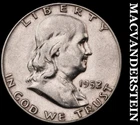 1952 Silver Franklin Half Dollar-Scarce Better Date No Reserve #i2695