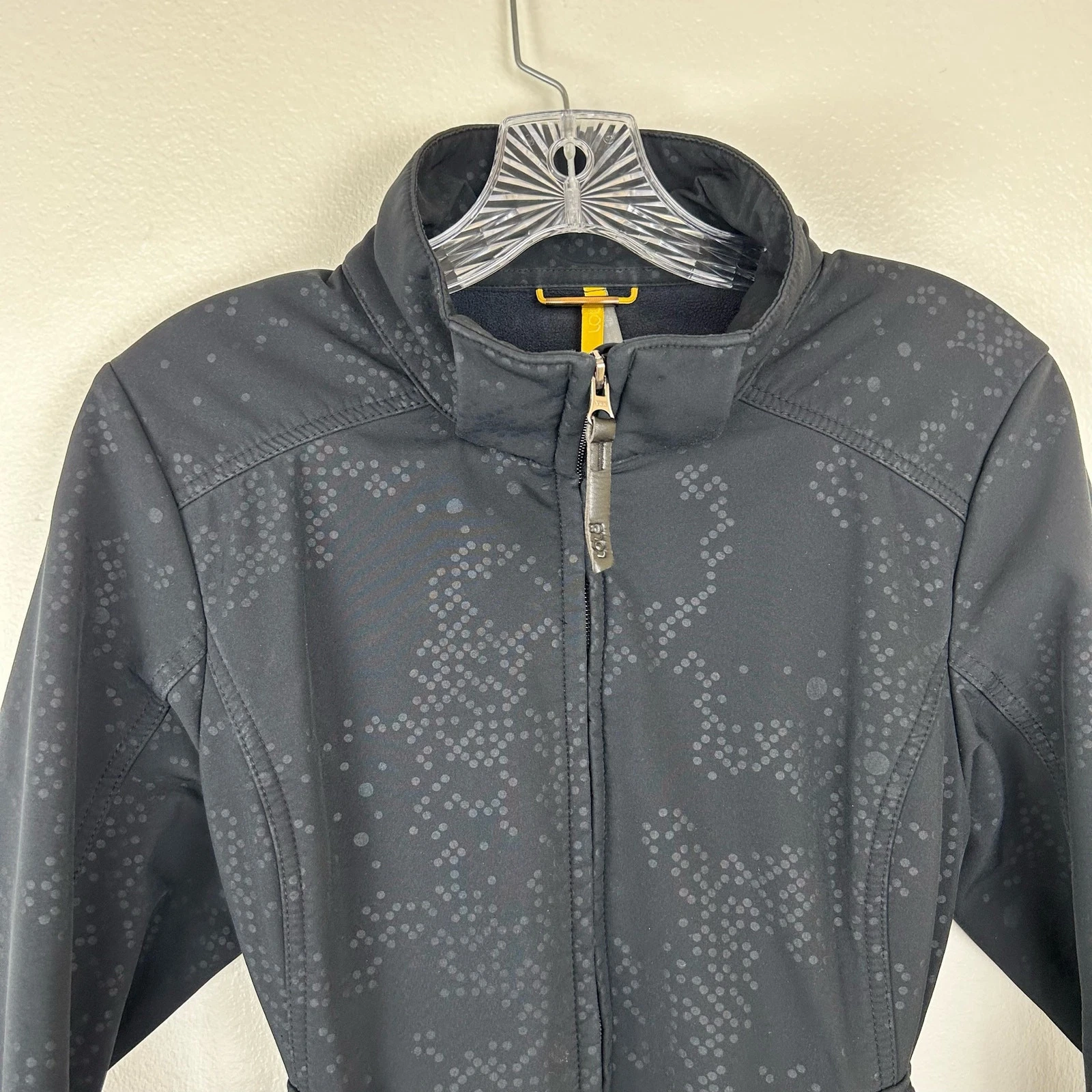 lole element trench softshell waterproof belted jacket