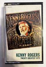 Vtg 20 Greatest Hits by Kenny Rogers Liberty Cassette 1983 Very Good 