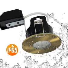 Fire Rated Downlights Black, White, Chrome, Brush Nickel Bezel  (Single Pack) 1
