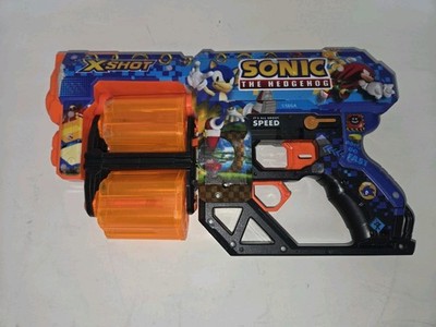 XSHOT SEGA Sonic The Hedgehog Soft 12 Dart Foam Blaster