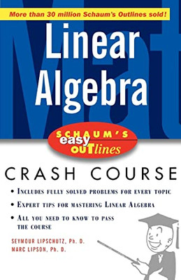 Schaums Easy Outline of Linea - VERY GOOD