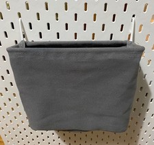 Ikea Skadis Pegboard Grey Fabric Storage Bag (Discontinued)