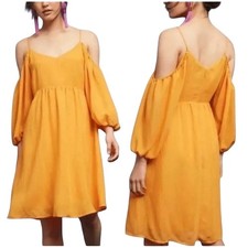 NEW ANTHROPOLIGIE Moulinette Soeurs Carina Dress Mango Size XS