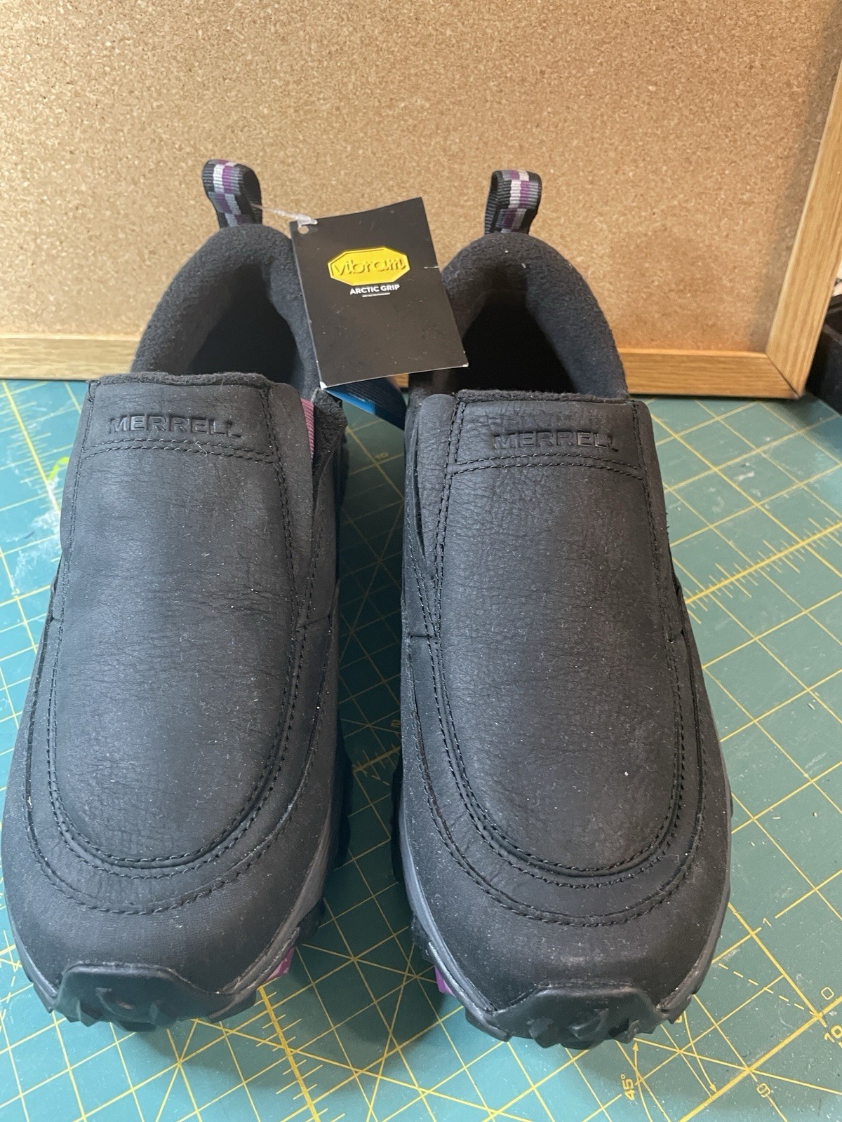 Merrell Coldp Ice+ donna taglia 7 5 nero impermeabile pelle moc artic grip