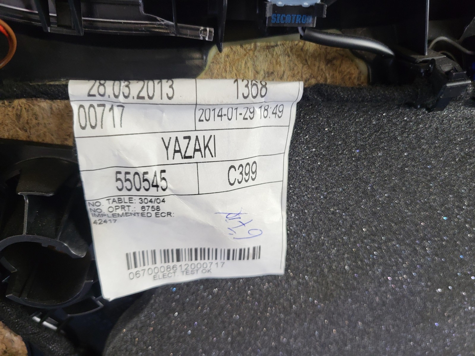 Used Oem Maserati Left Driver Front Door Trim Panel for 2014-2017 Ghibli