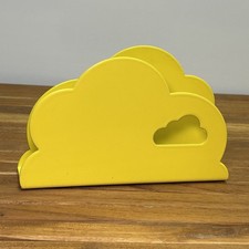 IKEA Rymlig Yellow Cloud Napkin Letter Mail Holder Vintage 1990s Dopamine Decor