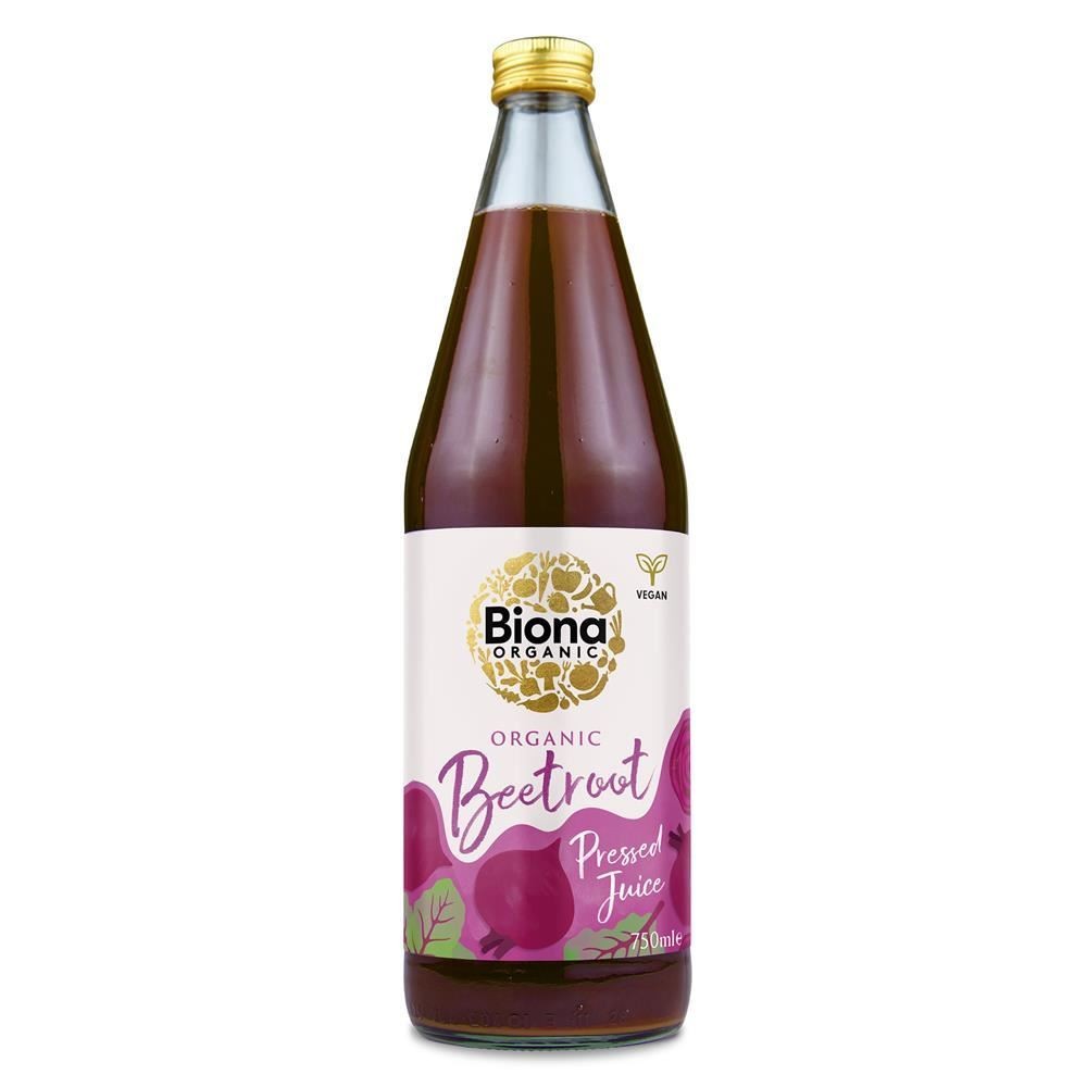 Biona Biona Beetroot Juice - Pressed - Organic 750ml - 2 Pack
