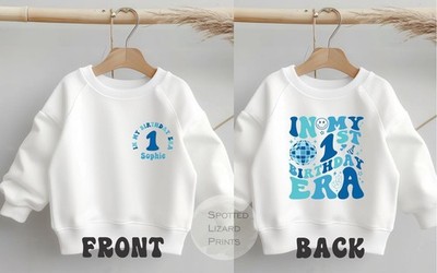 Personalisiert in meiner 1. Geburtstag Ära Geburtstag Pullover, in meiner 1 Jahr alten Ära
