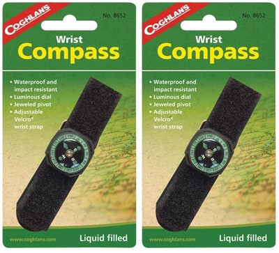 Coghlan's Liquid Filled Wrist Compass (2-Pack)