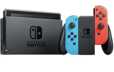 Nintendo Switch 32GB Handheld Console - Neon Red/Neon Blue