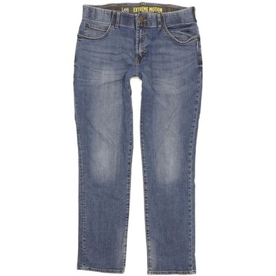 Lee   Herren Blau Tapered Regular Stretch Jeans W34 L31 (106959)