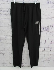 NEW BALANCE All Motion Unlined Joggers Black Mens Large Reflective Active Pants