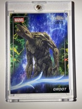 Marvel  2025 Topps Chrome | Groot Parallel Numbered Card #/75